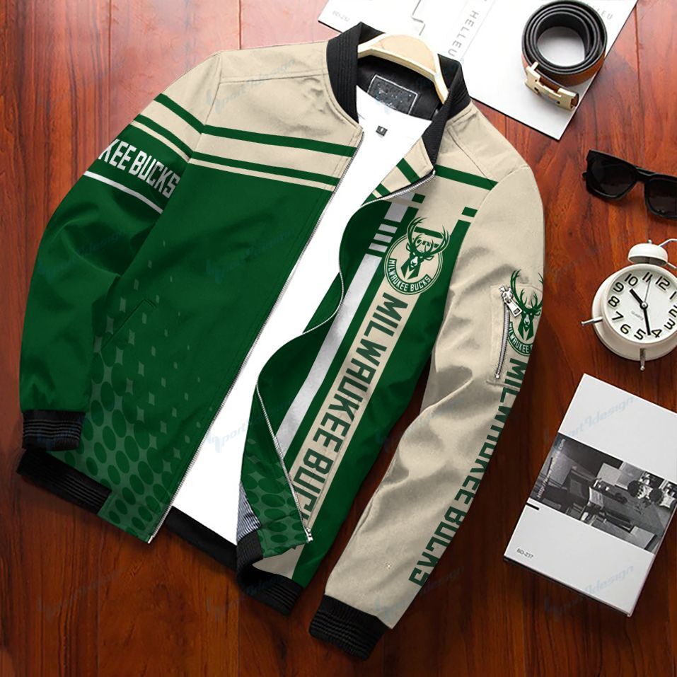 Milwaukee Bucks Bomber Jacket 113