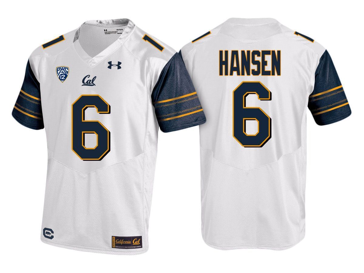 Male Cal Bears White Chad Hansen Pac …