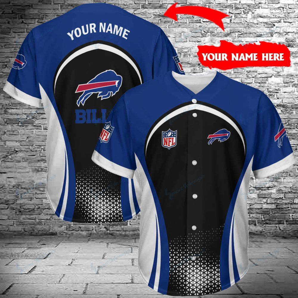 Buffalo Bills Personalized Baseball Jersey 330