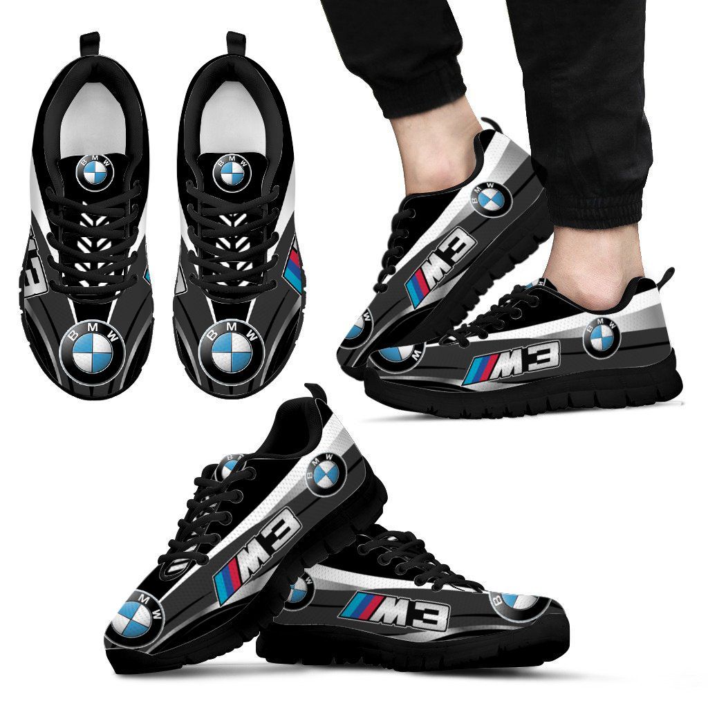 3D Printed BMW M3 LPH-HL Sneakers Ver 1 For Men & Women (Black)