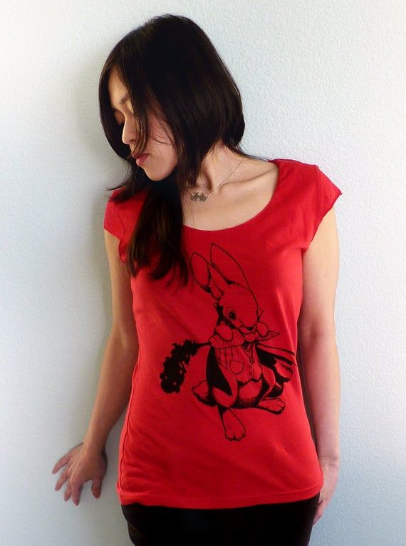 Vampire Bunny Women S T Shirt Vegan Shirt Rabbit Tshirt Vampire Shirt Bunny Shirt Vegan Gift Animal Graphic Tee