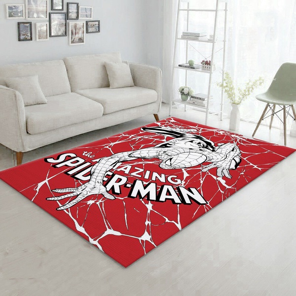 Amazing Spider Man Area Rug For Gift Bedroom Rug US Gift Decor