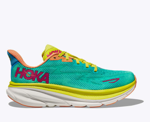 Hoka One One Clifton 9 Ceramic Evening Primrose Shoes Sneakers SNK779967598