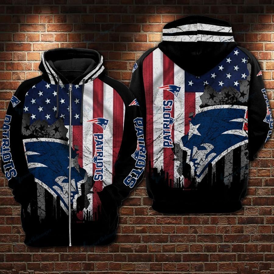 New England Patriots Flag New Hoodie