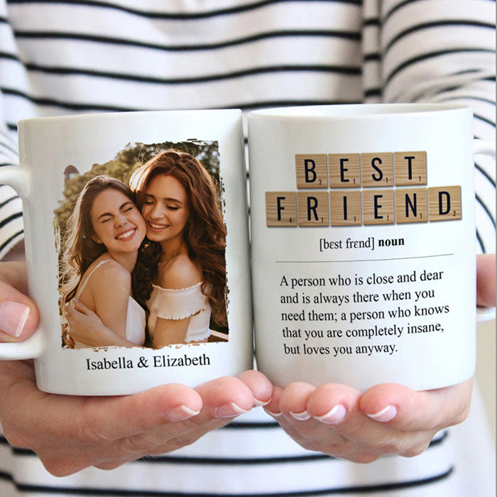 You Always Make Me Smile – Upload Image, Gift For Besties – Personalized Mug