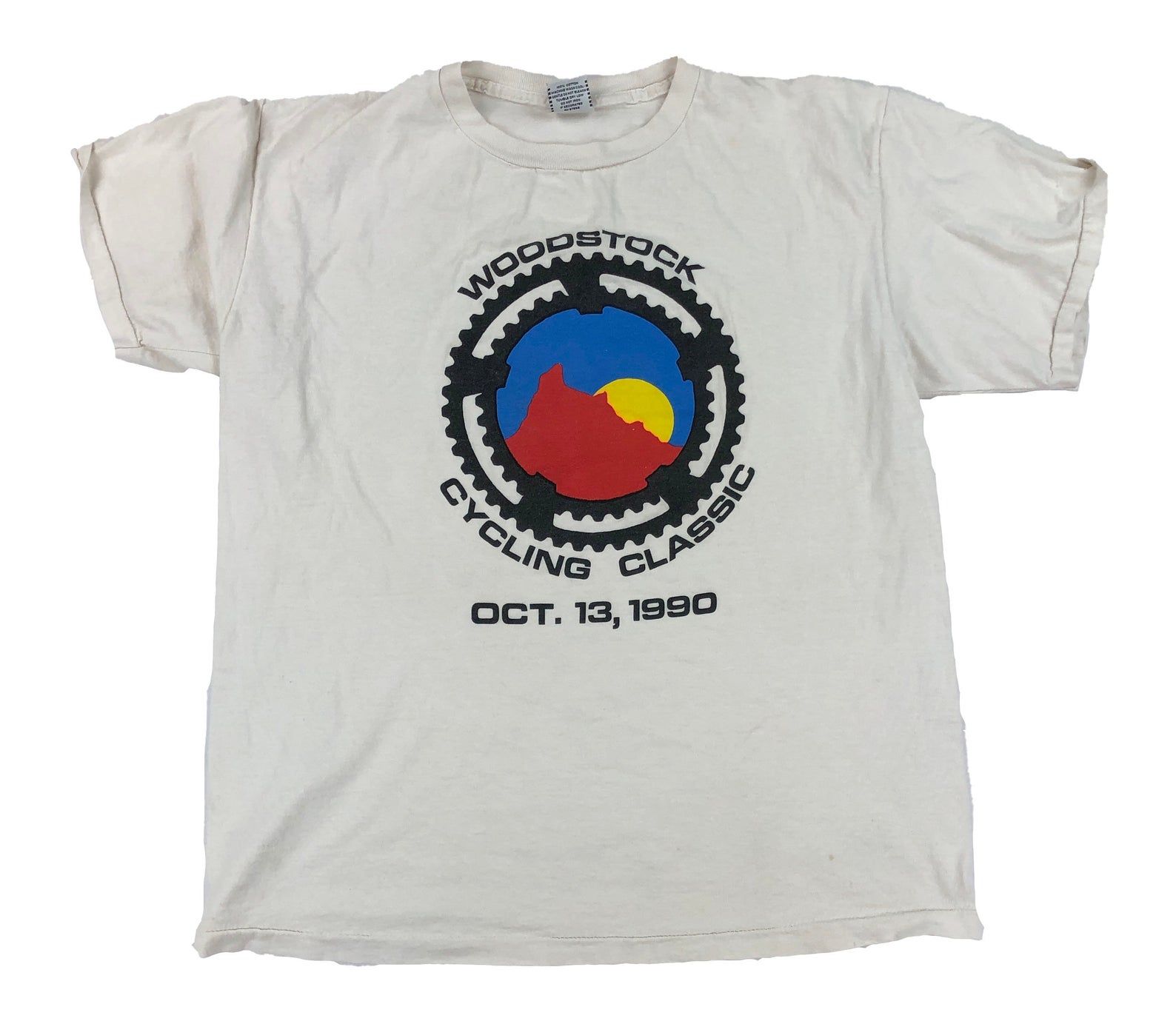 Vintage Woodstock Cycling Classic 1990 T-shirt