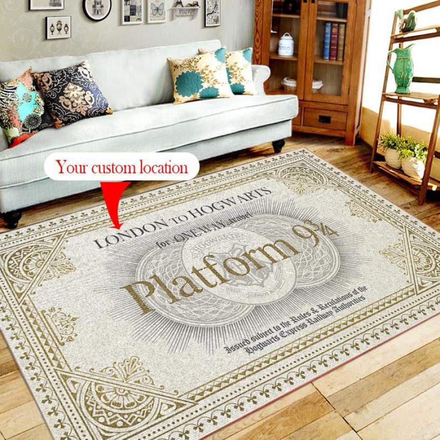 Your Custom Location Area Rug – Home Decor – Bedroom Living Room Decor