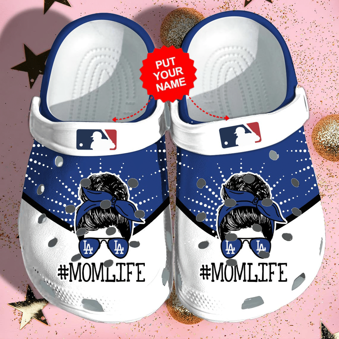 Baseball Crocs – La Dodgers Mom Life Clog Shoes Colorful For Unisex