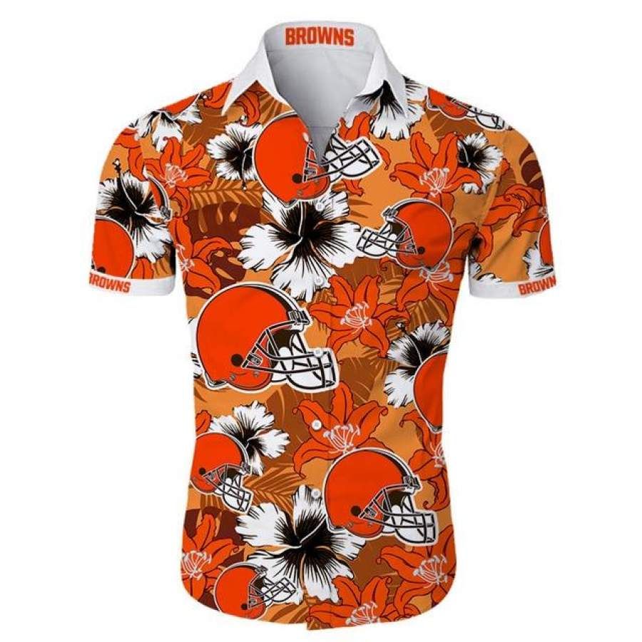 Cleveland Browns Hawaiian Aloha Shirts Aloha Shirts - Product by Prowallart Shop