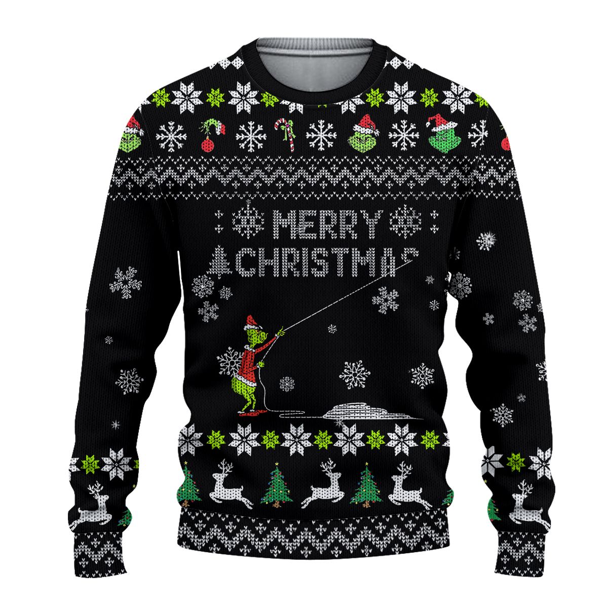 Christmas Sweater – Grinch Stolen 3D All Over Printed Shirts For Men And Women