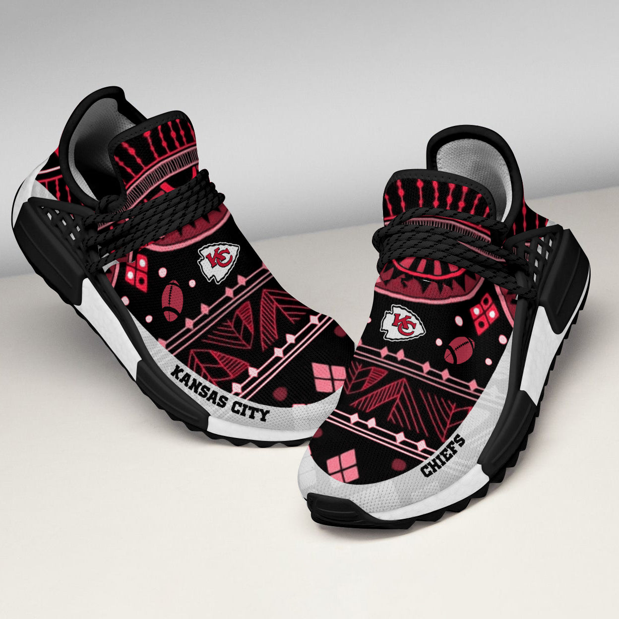 Amazing Pattern Human Race Kansas City Chiefs Shoes For Fans