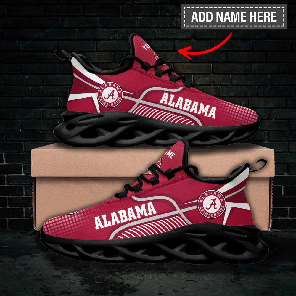 Alabama Crimson Tide Personalized Yezy Running Sneakers Bg262