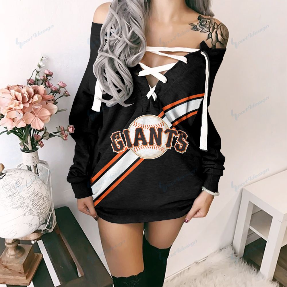 San Francisco Giants Lace-Up Sweatshirt 15