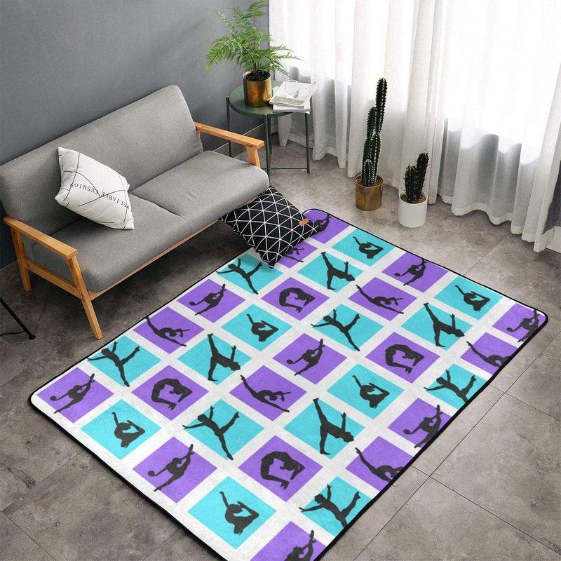 Illustration Gymnastic Rectangle Rug &hellip;