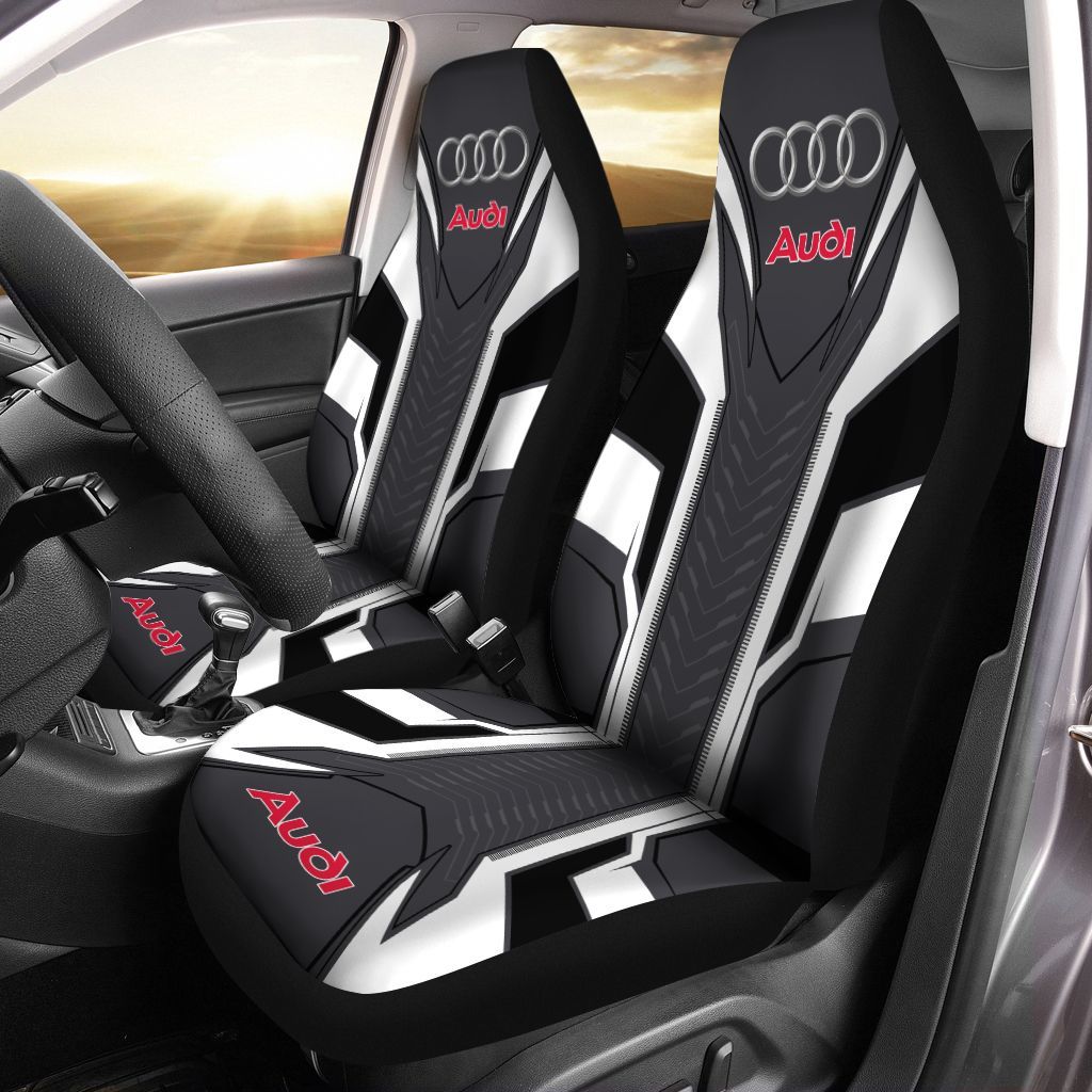 Audi NTH-HA Car Seat Cover (Set of 2) Ver 1 (Black)