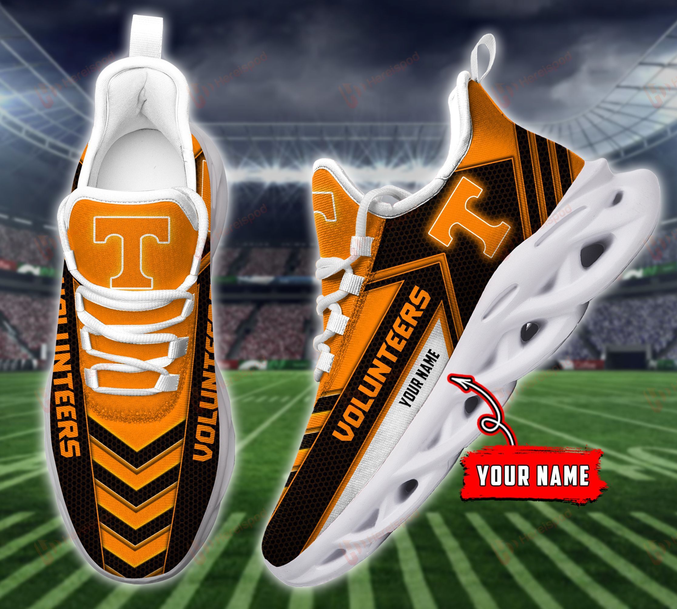 Tennessee Volunteers Personalized  Max Soul Shoes Dism421082721