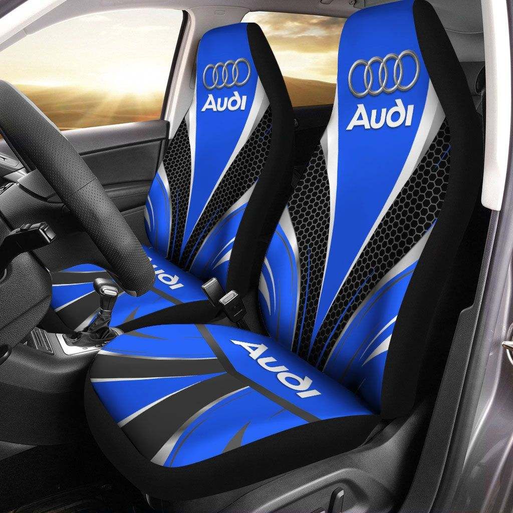 Audi PVT-NH Car Seat Cover (Set of 2) Ver 4 (Blue)