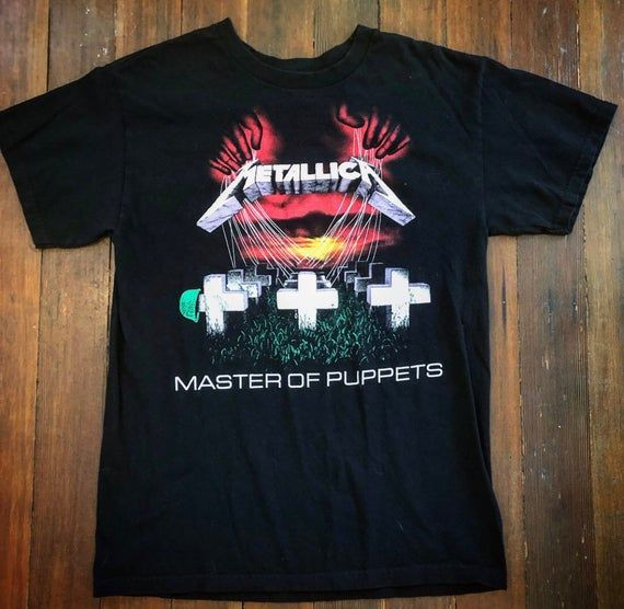 Metallica Master Of Puppets Concert Tour Shirt