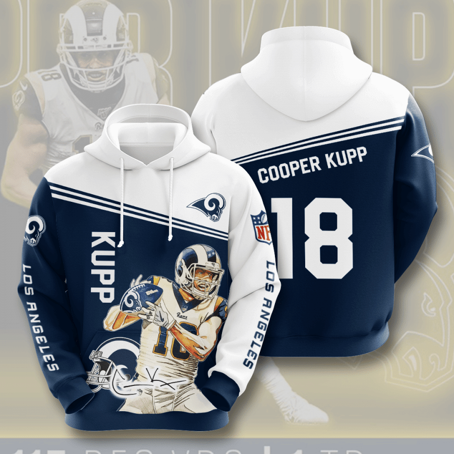 Cooper Kupp Los Angeles Rams Los Angeles Rams 12 Unisex 3D Hoodie Gift For Fans