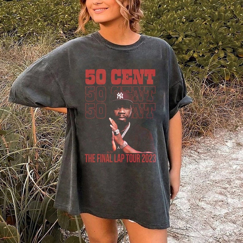 50 Cent Vintage T-Shirt, The Final Lap Tour 2023 Shirt, Get Rich Or Die Tryin Album T-Shirt, 50 Cent Rap Shirt, 50 Cent Merch, Hiphop Tee