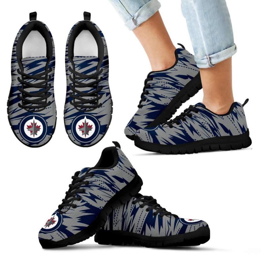 Brush Strong Cracking Comfortable Winnipeg Jets Sneakers