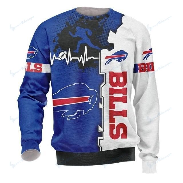 Buffalo Bills Limited Edition  Over Print Full 3D  Sweatshirt  S – 5XL