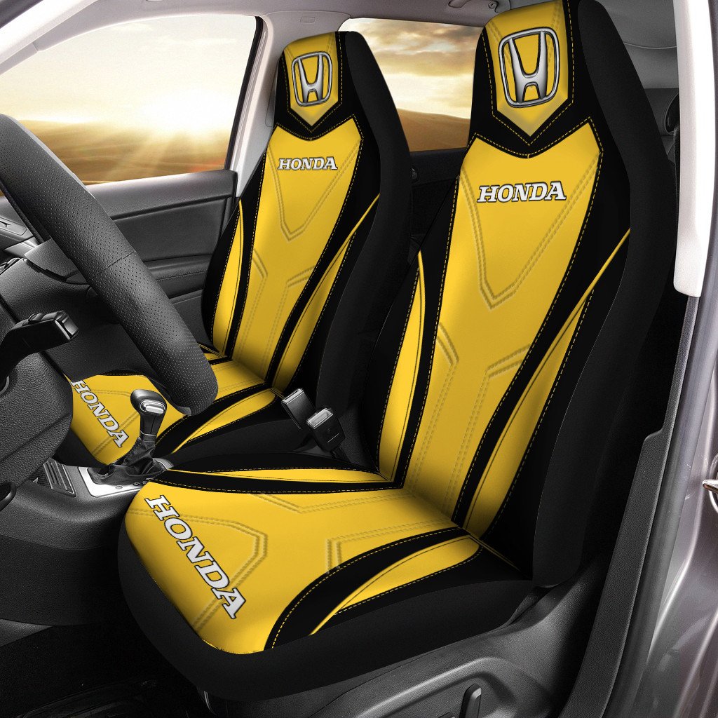 Honda An-Nh Car Seat Cover (Set Of 2) Ver 2 (Yellow)