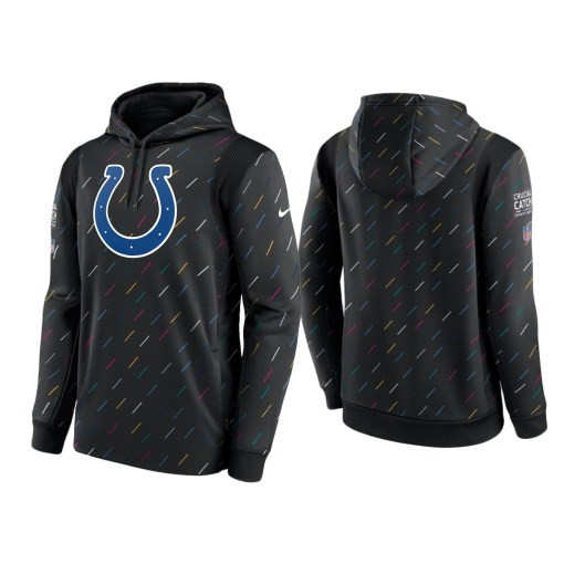 Men’S Indianapolis Colts 2021 Crucial Catch Charcoal Therma Pullover Hoodie Indianapolis Colts Charcoal Jacket