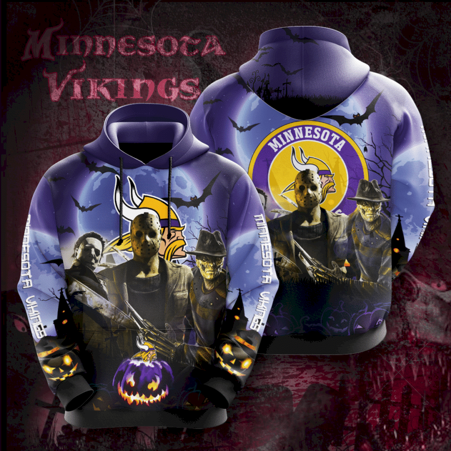 Minnesota Vikings Ipq6256     21 Unisex 3D Hoodie Gift For Fans