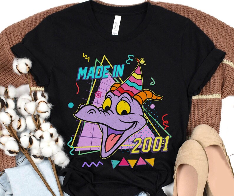 Custom Retro 90S Figment Dragon Birthday Shirt / Personalized Birthday ...