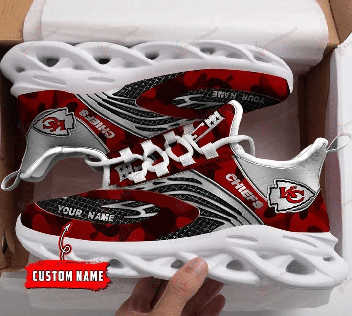 Kansas City Chiefs Yezy Running Sneakers 645