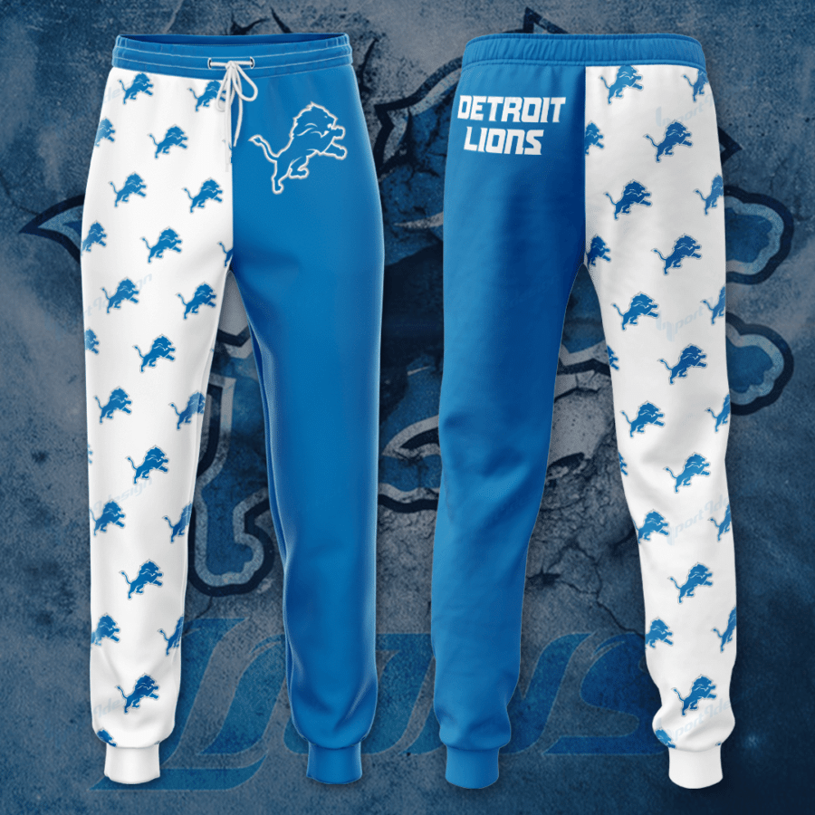 Detroit Lions 3D Printed pocket Sweatpant 77