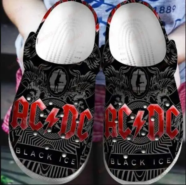 Ac/Dc Rock Band Adults Crocs Crocband Clog Shoes For Men Women Ht