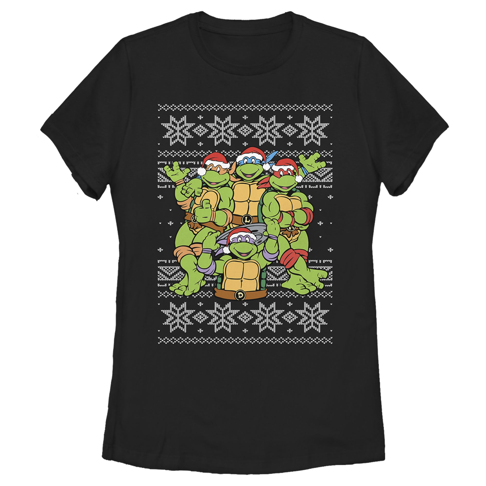 Teenage Mutant Ninja Turtles Women’S Ugly Christmas Sweater  T-Shirt