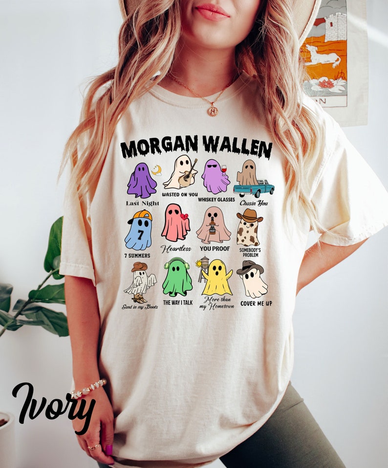 Halloween Morgan Wallen Ghost Shirt, Halloween Party Sweatshirt, Gifts Halloween T-Shirt, Funny Halloween Tee