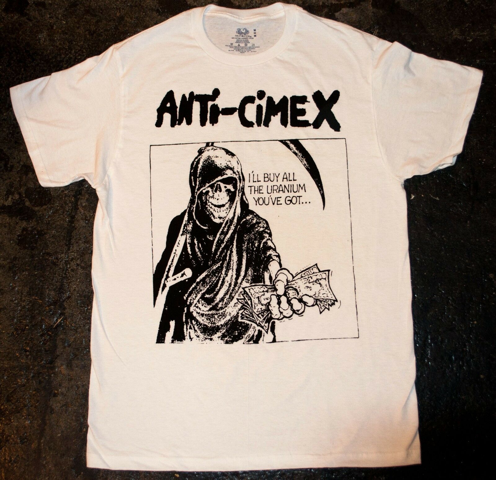 Anti-Cimex – ‘Uranium’ T – Shirt  vintage print t shirt