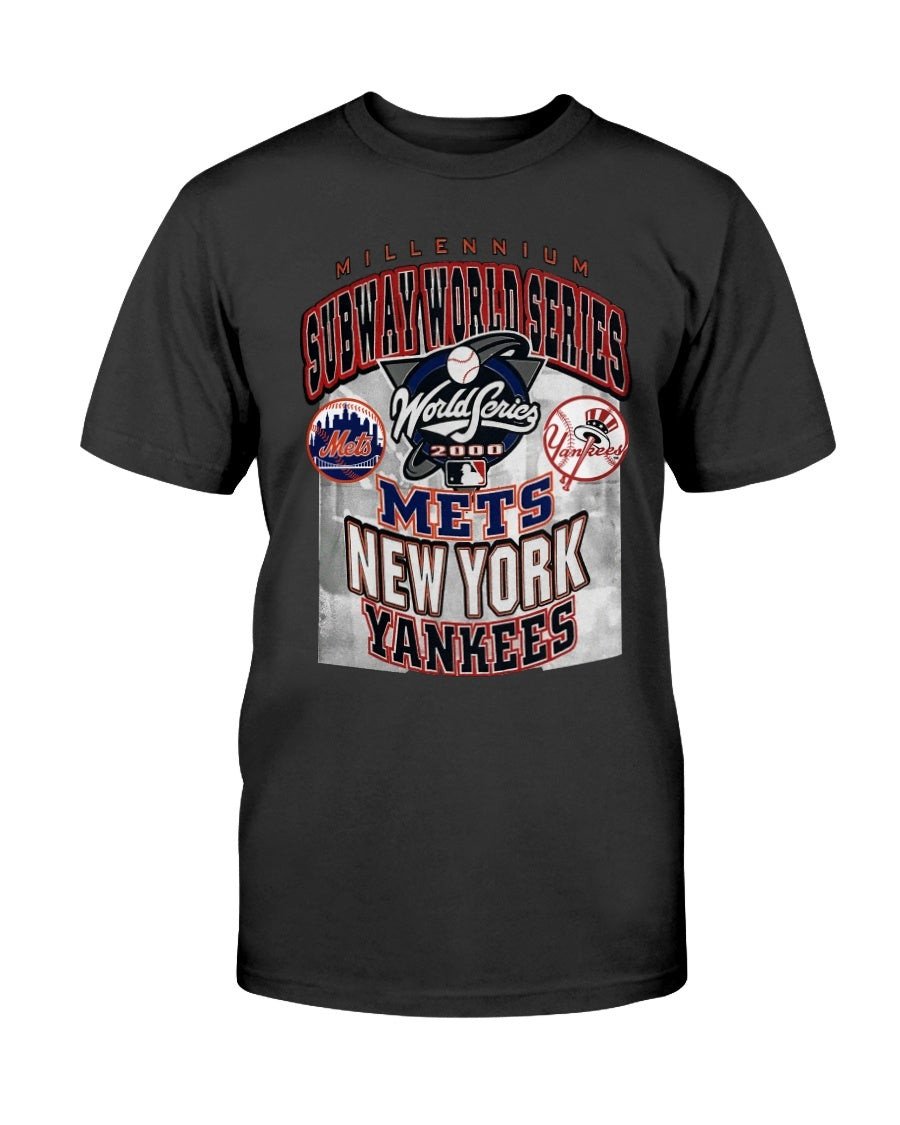 Millennium Subway World Series Vintage Shirt New York Yankees New York Mets Baseball Game T Shirt 210924