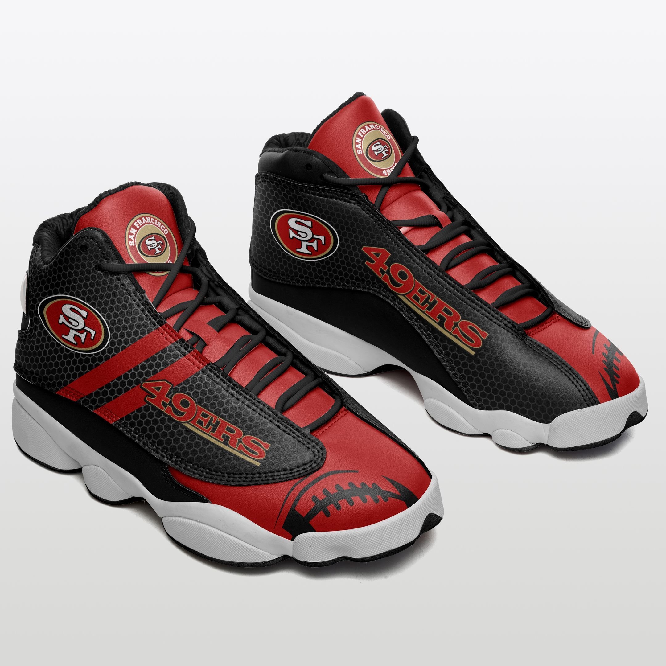 San Francisco 49ers Air JD13 Sneakers 534