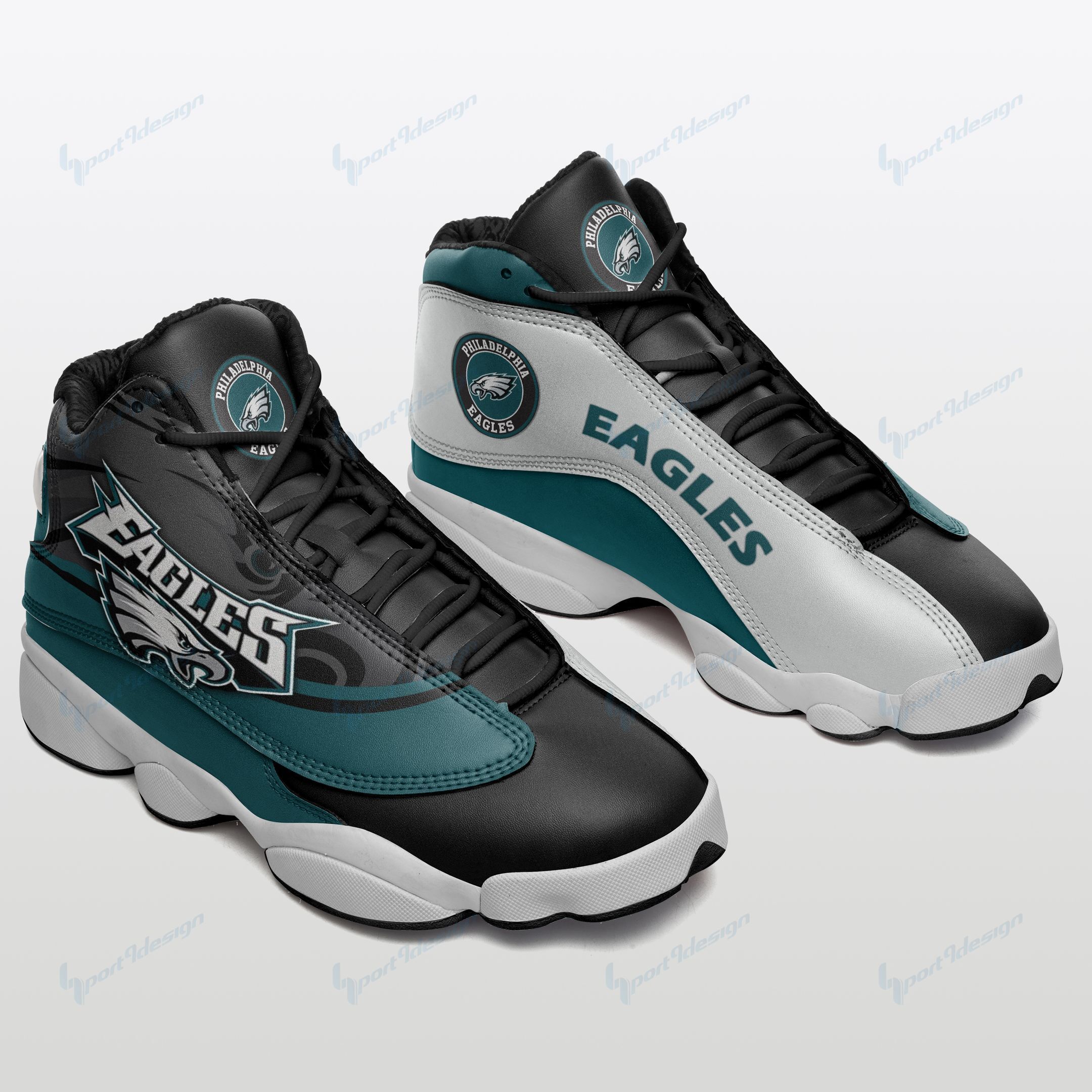 Philadelphia Eagles Air JD13 Sneakers 540