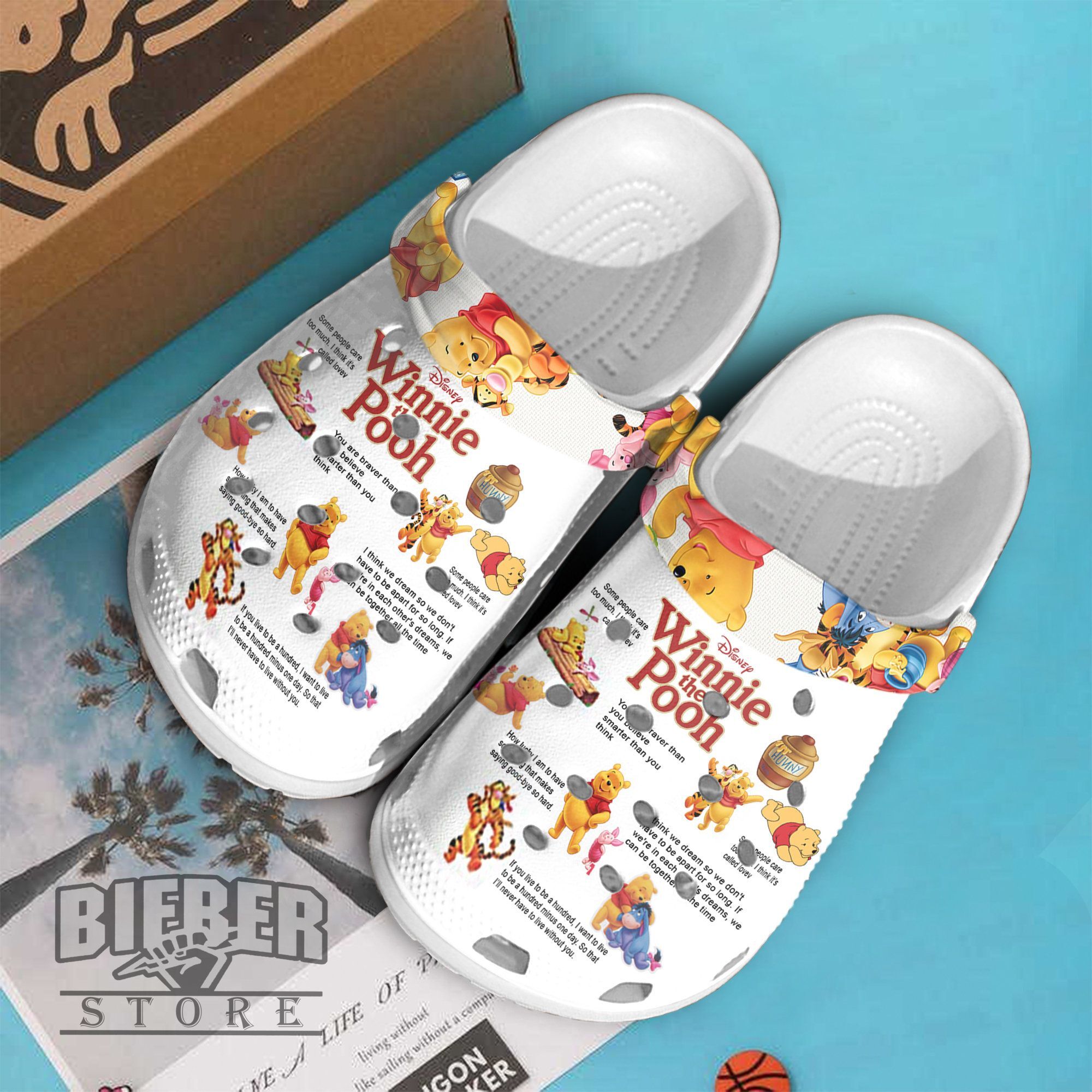 Winnie The Pooh Crocs Clog Shoes