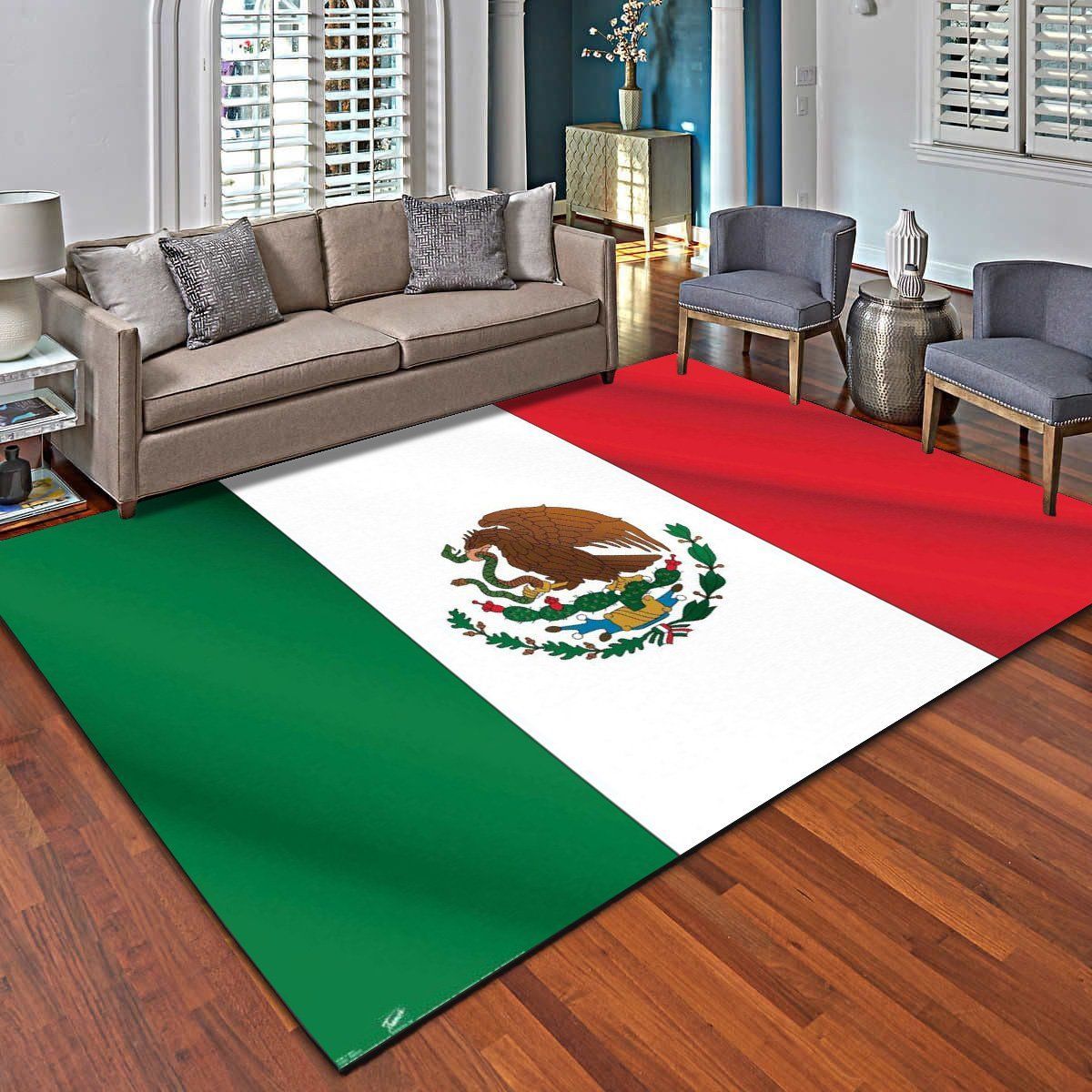 Flag Of Mexico Area Rugs, Living Roo …