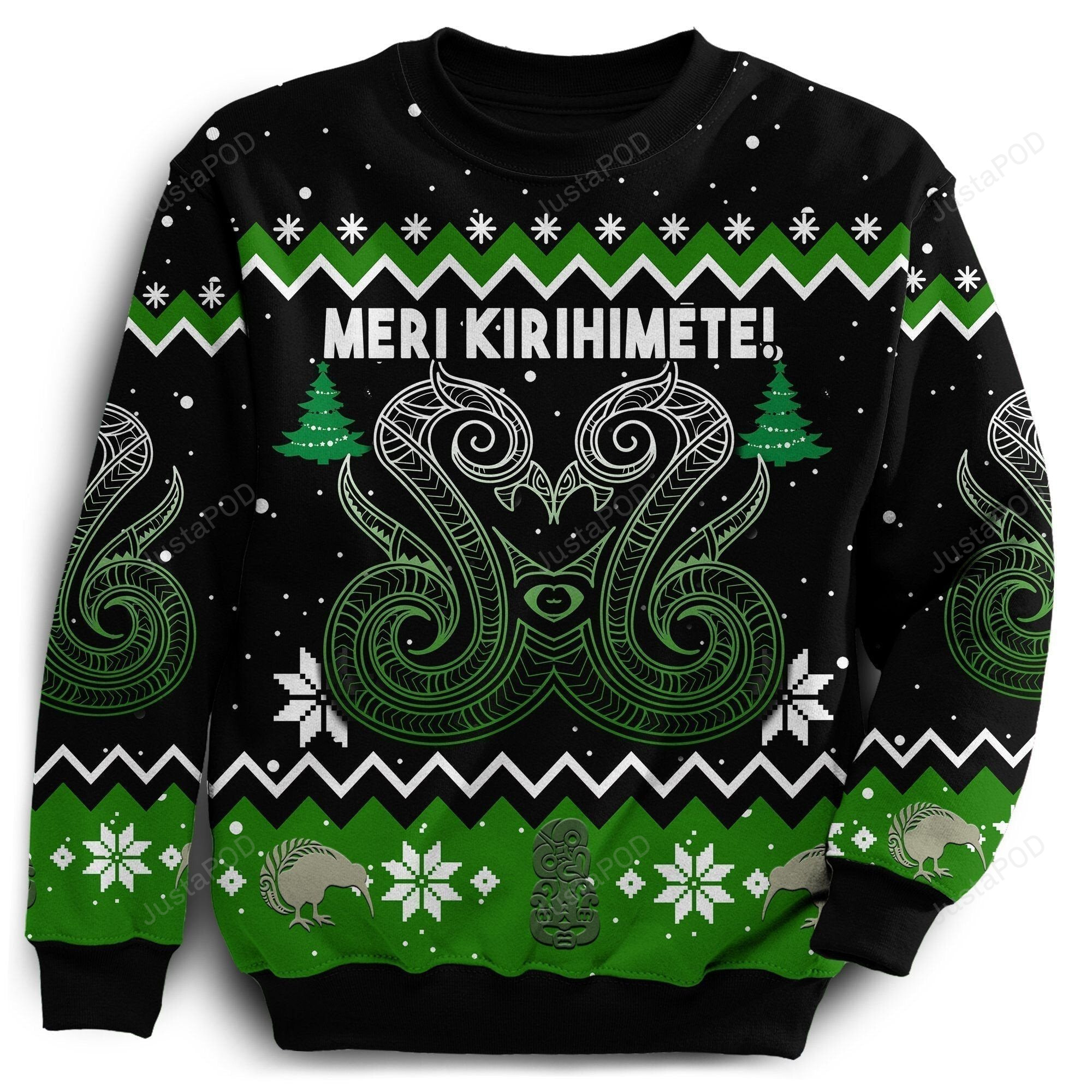 New Zealand Ugly Christmas Sweater, New Zealand 3D All Over Printed