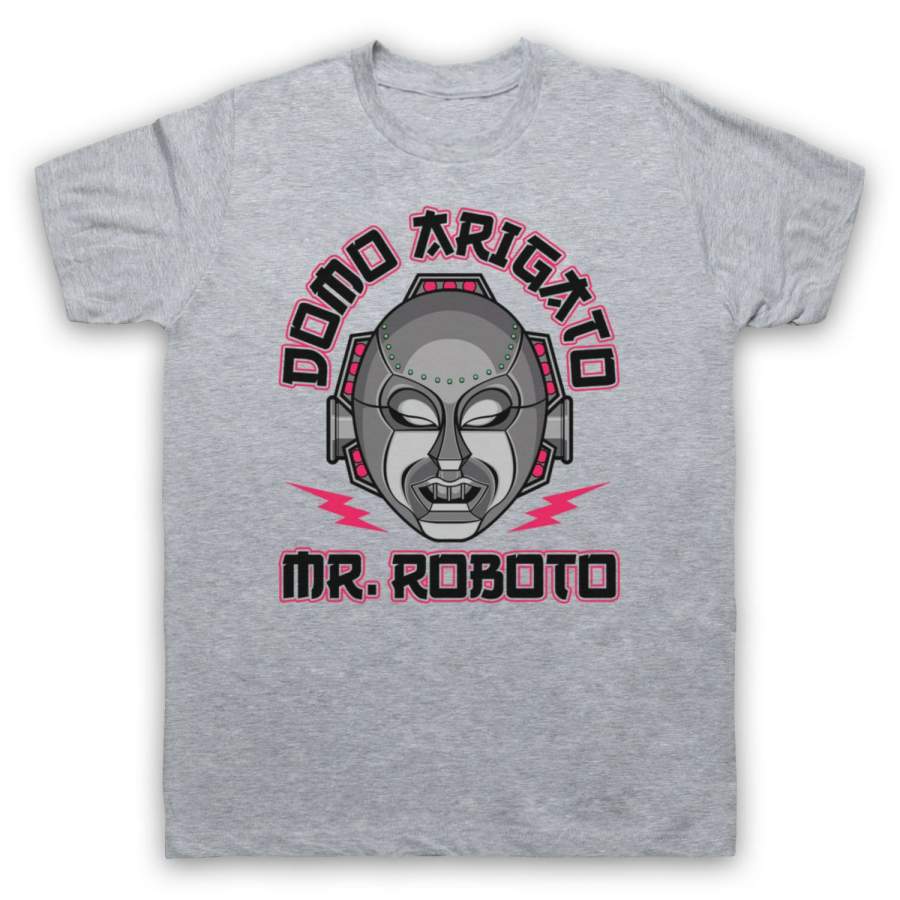 Styx Mr Roboto Domo Arigato Rock Band T-Shirt Trendy Fashion