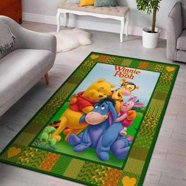 Winnie The Pooh And Friends Home Decor Rectangle Area Rug