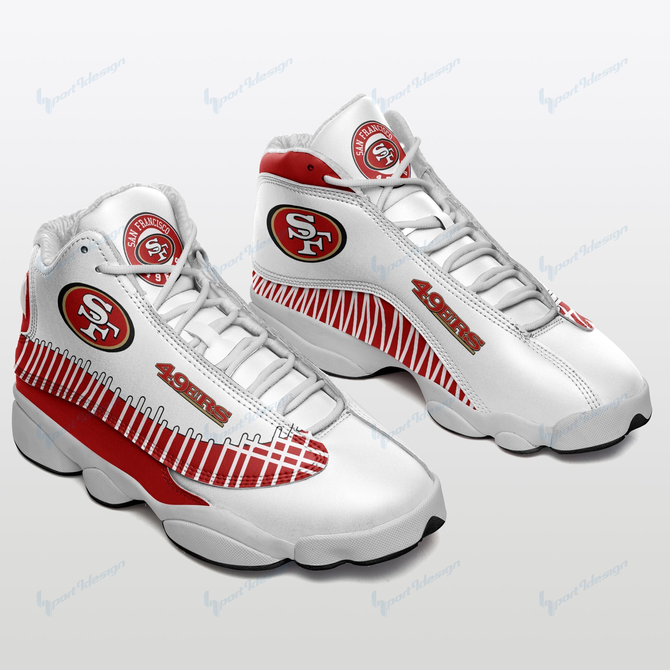 San Francisco 49ers Air JD13 Sneakers 478