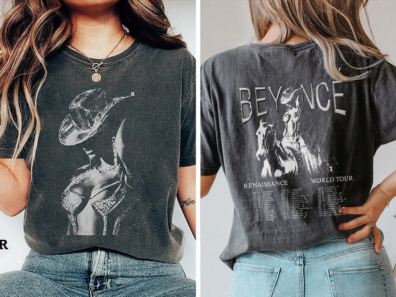 Comfort Colors® Beyonce Renaissance Tour Shirt, Renaissance Tour Shirt, New Album T-Shirt, Concert Fans Shirt, Queen Of Pop Music