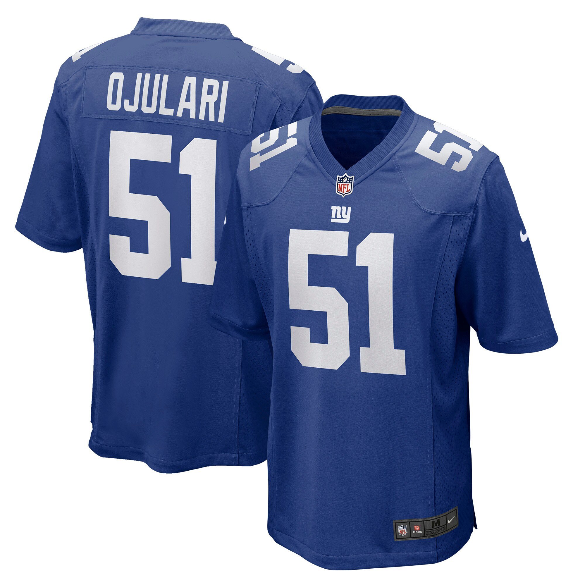 Azeez Ojulari New York Giants Royal Jersey – All Stitched