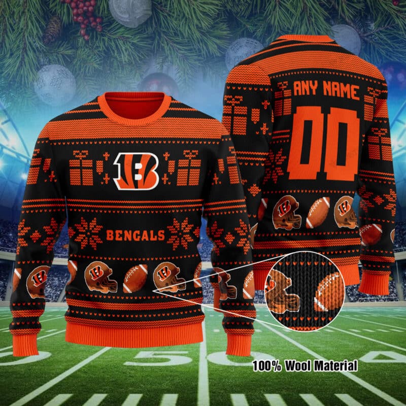 Cincinnati Bengals Ugly Christmas Sweater Shirt B02