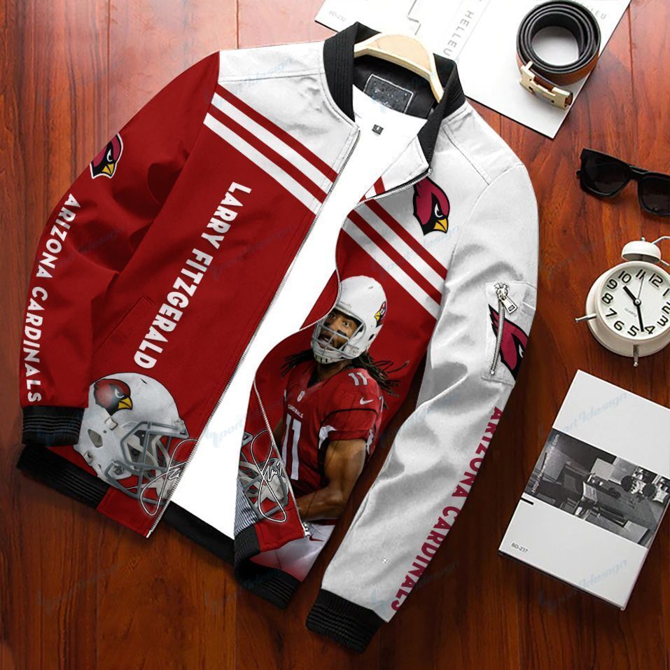 Larry Fitzgerald Jr. – Arizona Cardinals Bomber Jacket 078