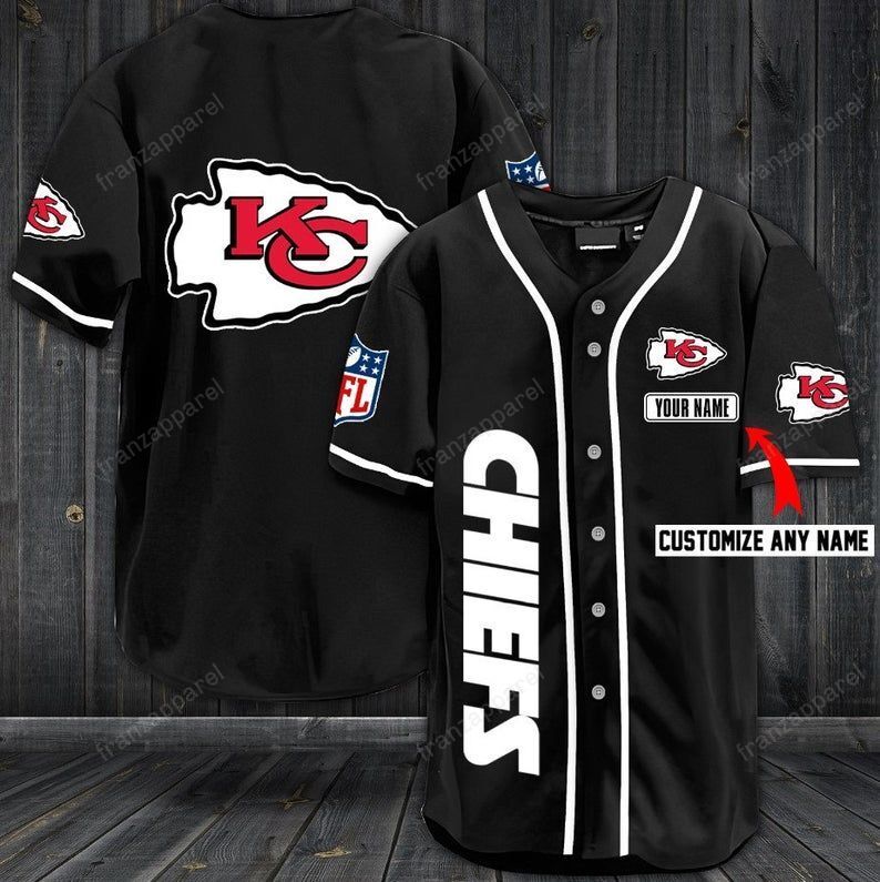 Personalize Baseball Jersey – Kansas City Chiefs Personalized Baseball Jersey Shirt 40 – Baseball Jersey Lf